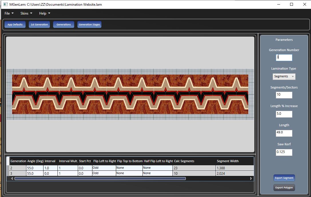 3rd Generation Lamination
